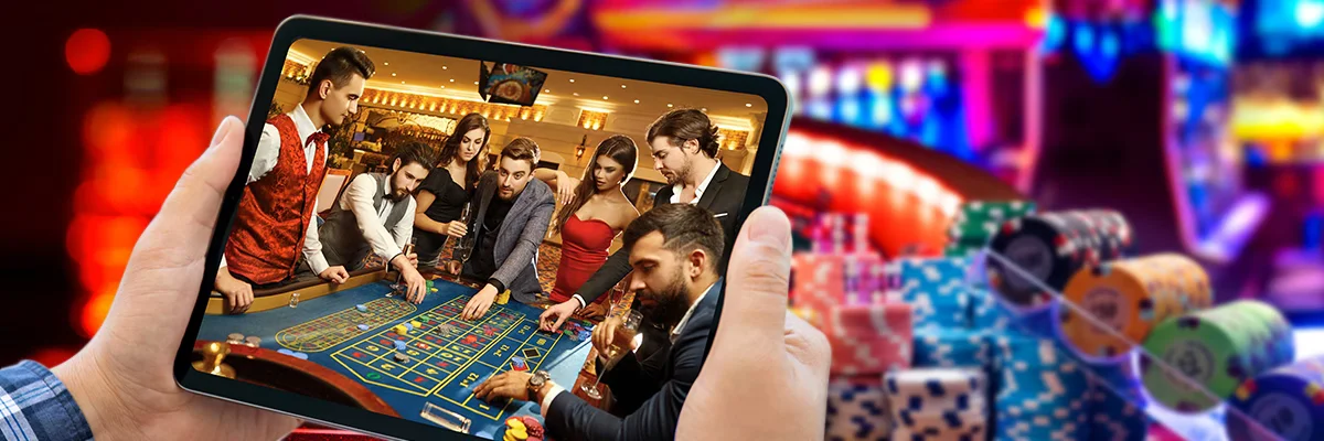 Elegant woman in sophisticated outfit resting near a roulette layout in an upscale casino space — superior CrownBD feel for Bangladesh